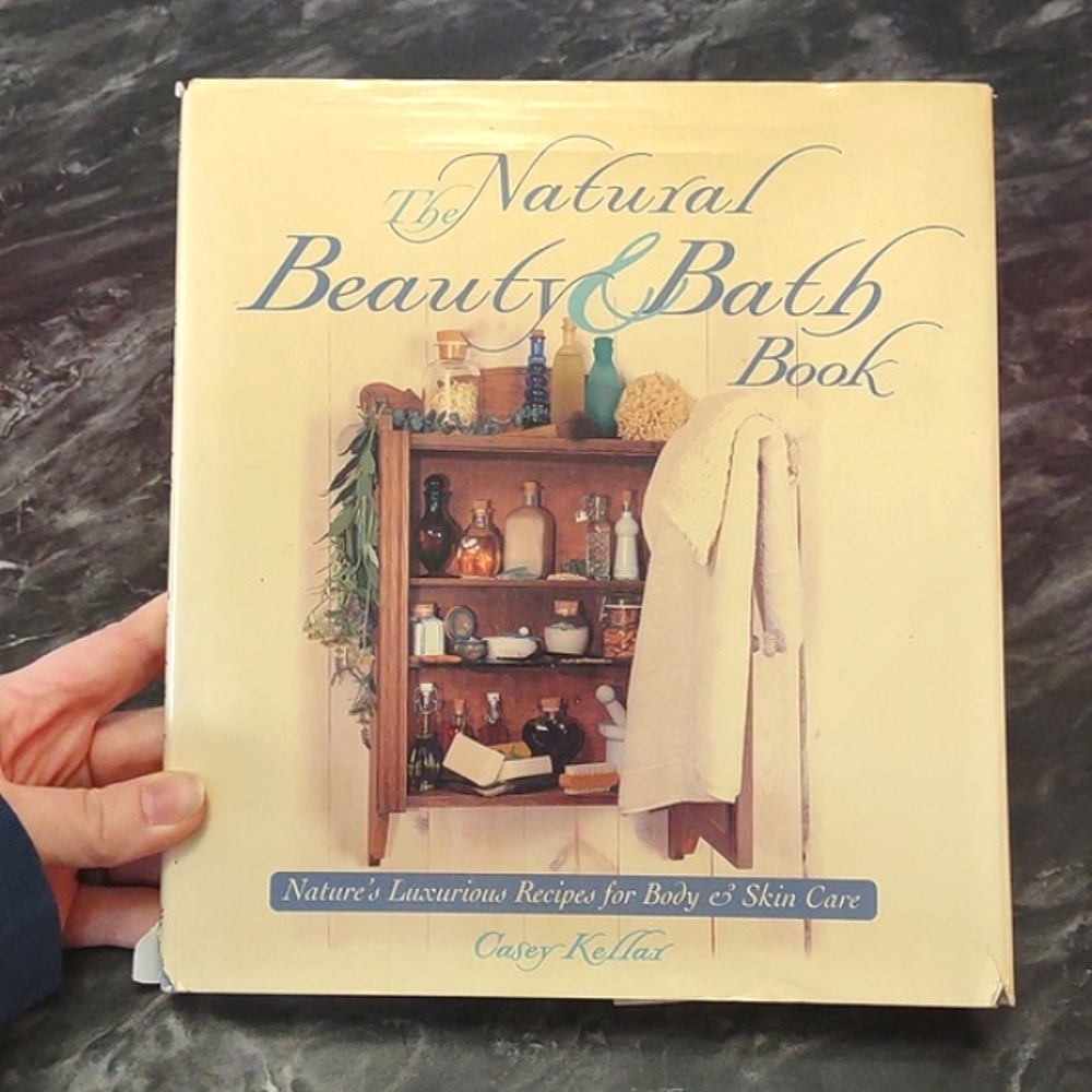 Vintage 90s Natural Clean Beauty and Bath Diy Craft Book